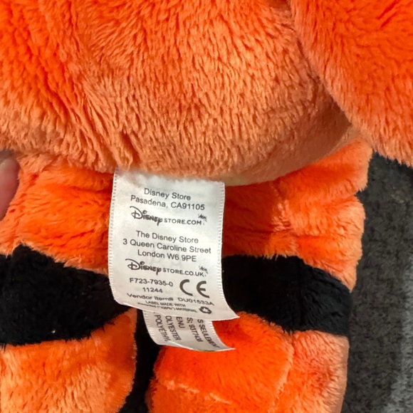 Disney Tigger Plush in Orange and Yellow - Picture 4 of 7
